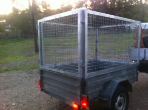 Fabricated trailer cage